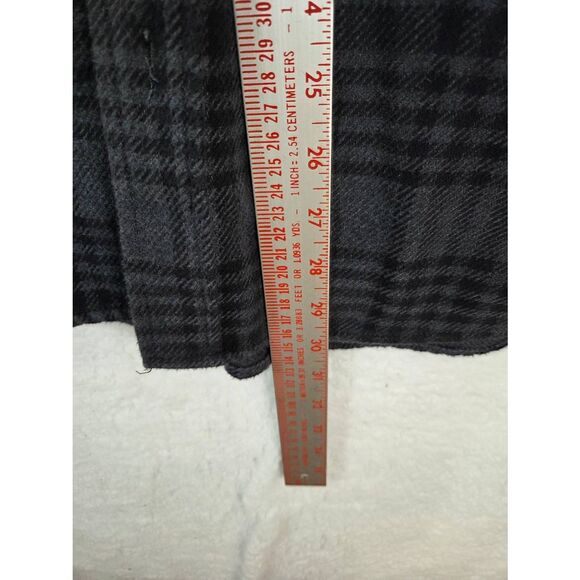 Orvis Men's Plaid Collared Long Sleeve Flannel Button Up Shirt Gray Size Large - Picture 5 of 7